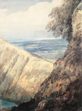 Mountain Painting - Dors watercolour scenery Thomas Girtin Mountain